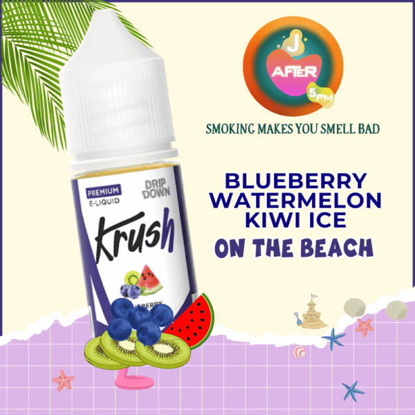 Blueberry watermelon kiwi ice