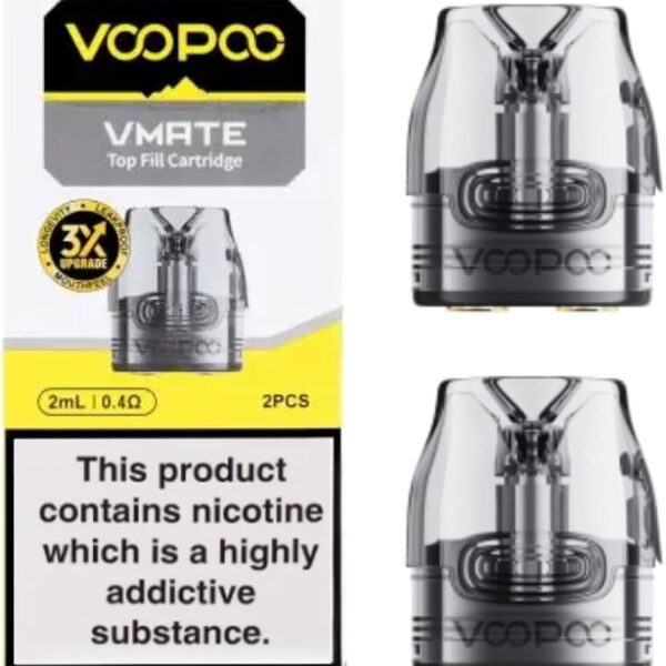 VOOPOO Vmate / Vthru V3 Pod Cartridge ( TOP FILL ) – 3ml x 1